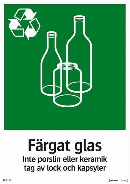 Färgat Glas