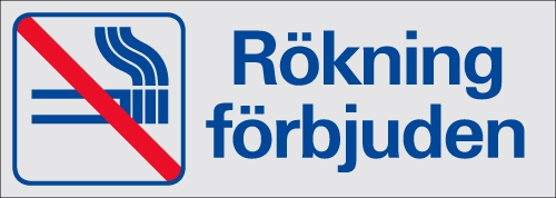 Rökning förbjuden