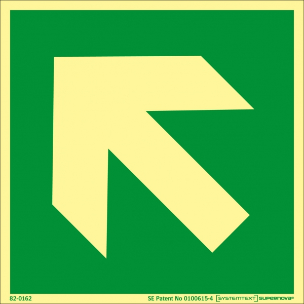 Utrymning pil 