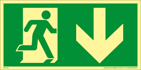 Utrymningsväg ner