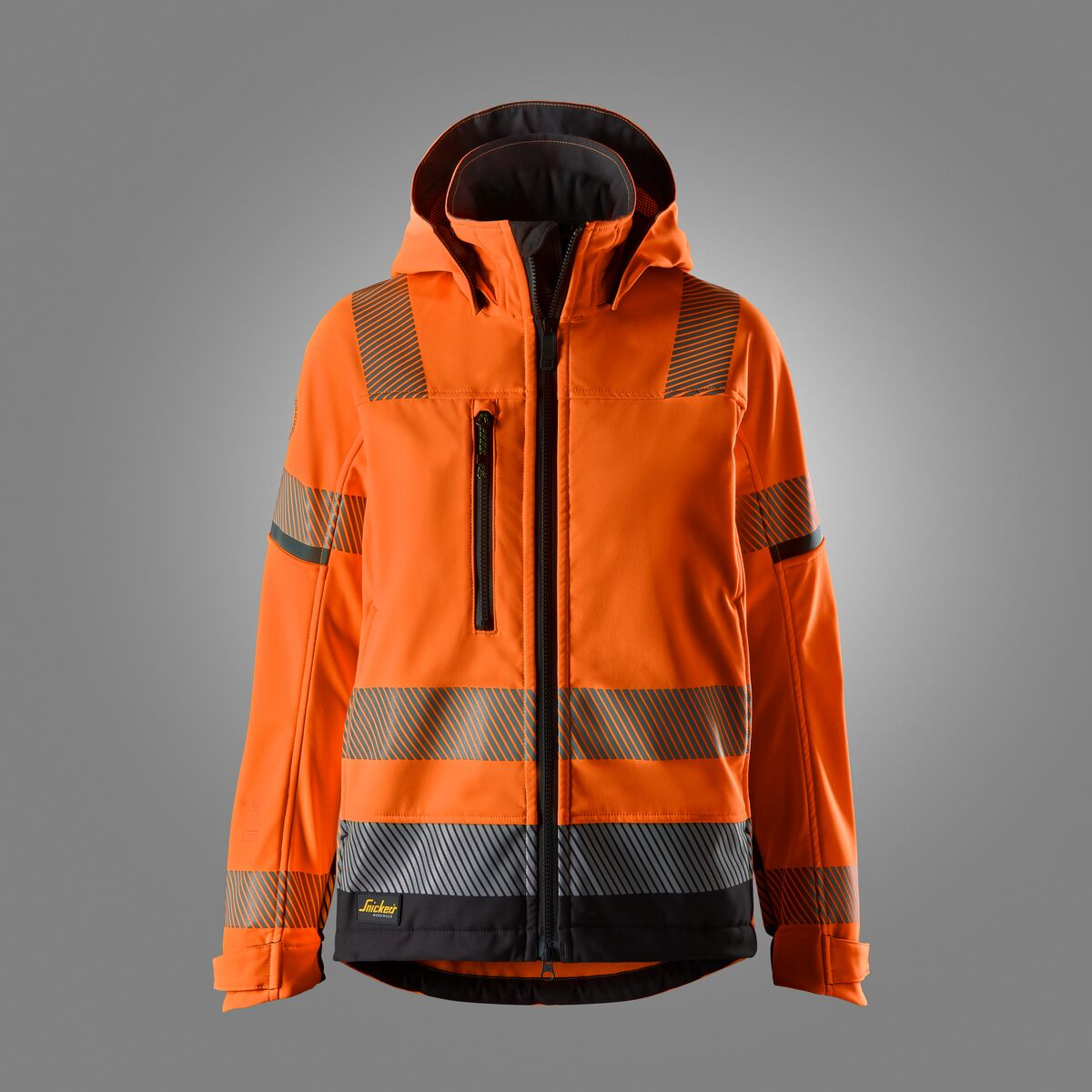 1273 High-Vis Varseljacka i softshell i dammodell, klass 2/3