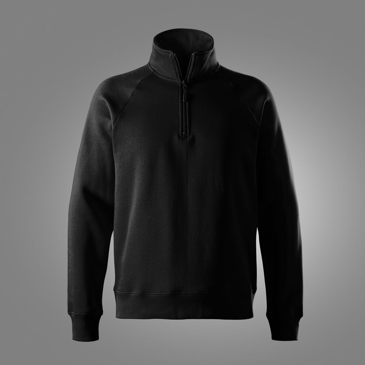 2021 Klassisk sweatshirt med halvlång dragkedja
