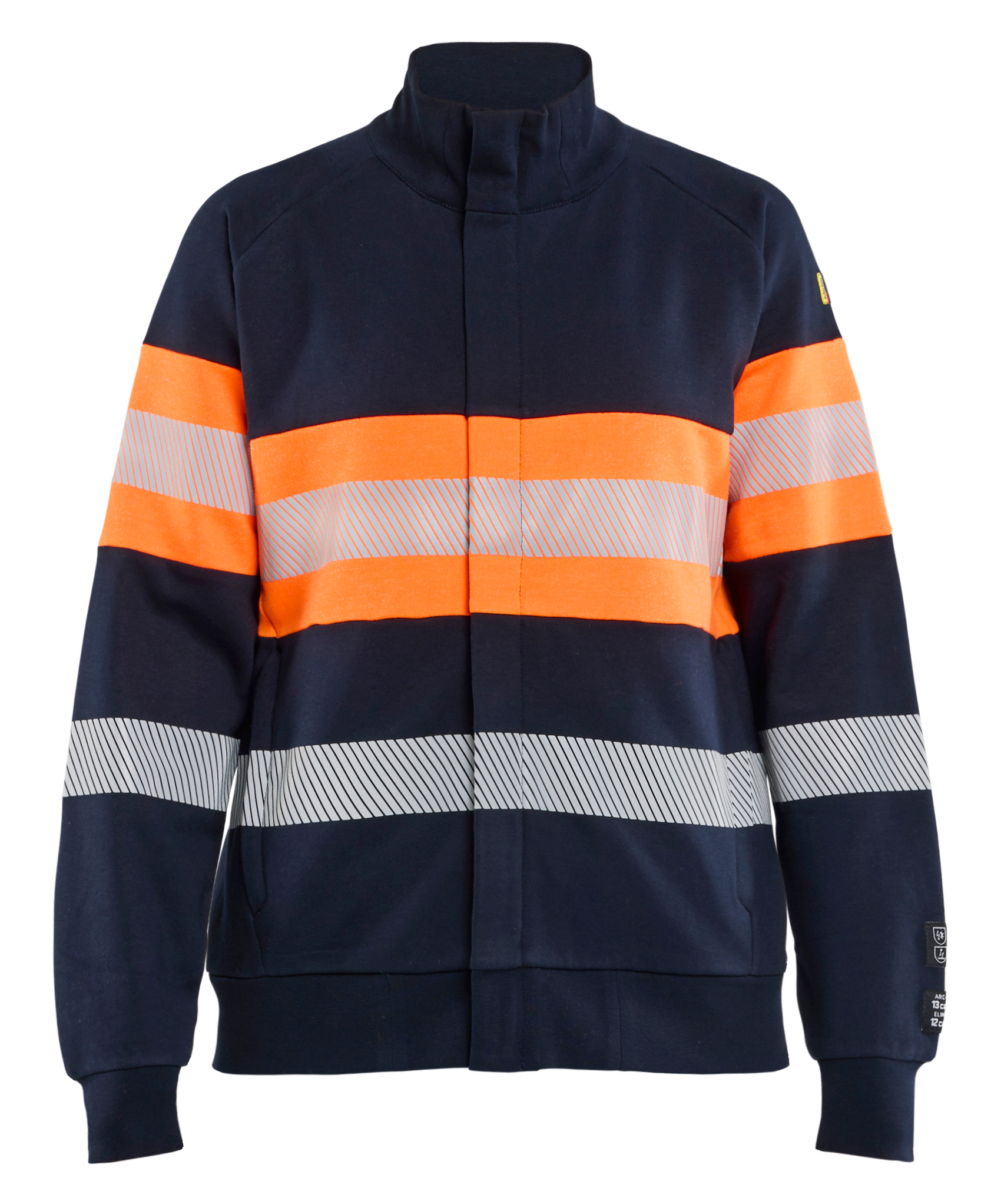 3472-1745 Sweatshirt Multinorm Inherent Full Zip Dam