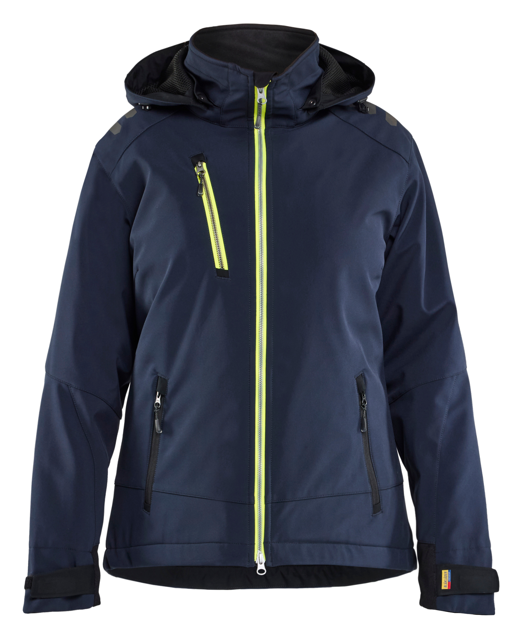 4751-2513 Lättfodrad vinterjacka softshell dam