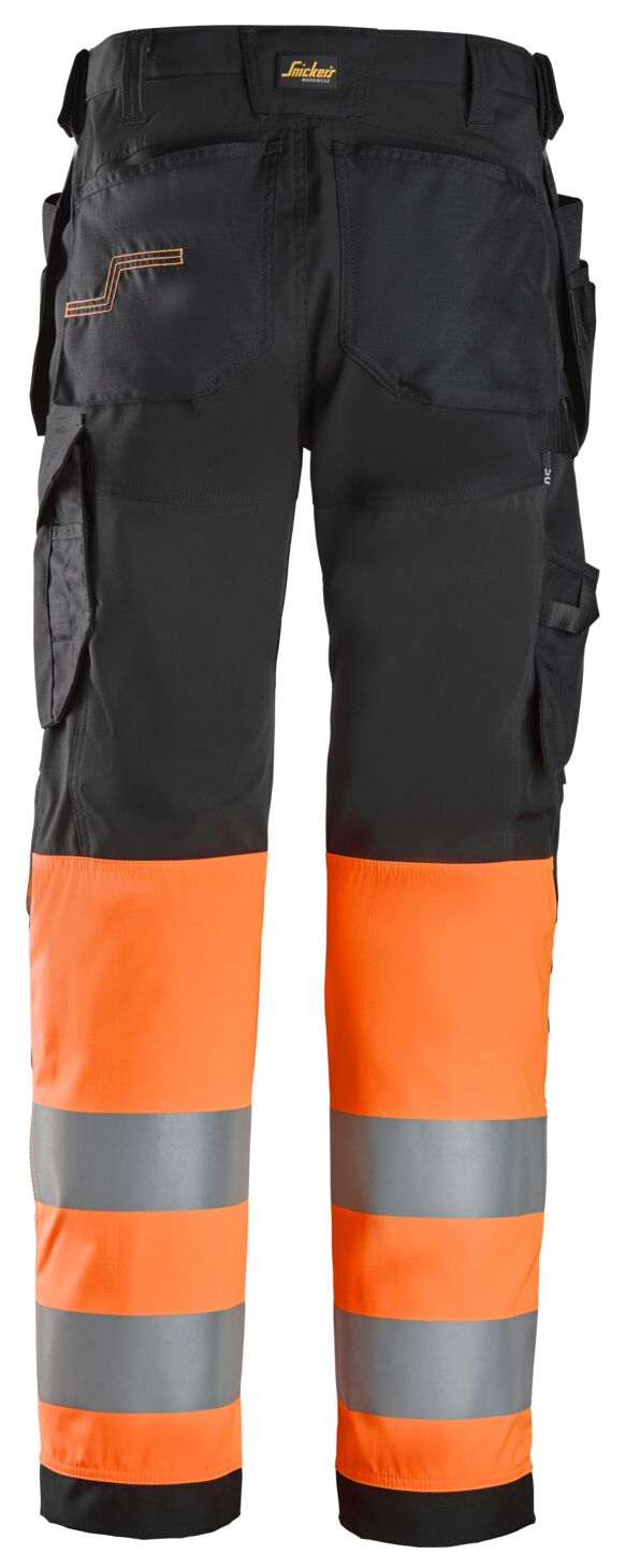 6239 High-Vis, Varselbyxor med hölsterfickor, klass 1-rollover image