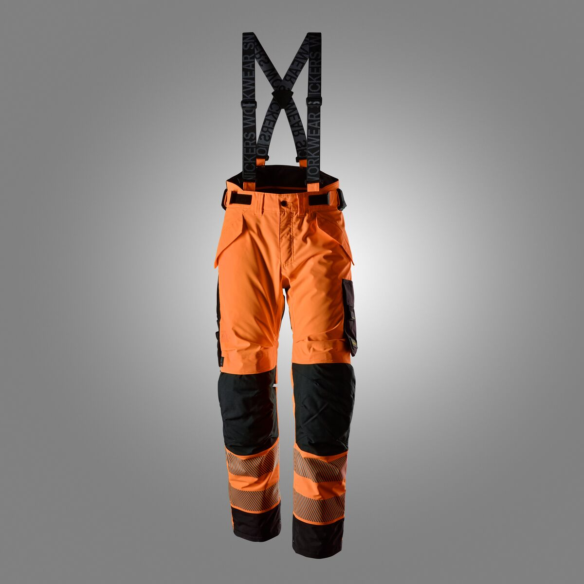 6632 High-Vis Fodrad varselbyxa med stretch, klass 2